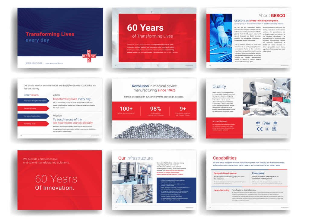 Pitch n present x Gesco